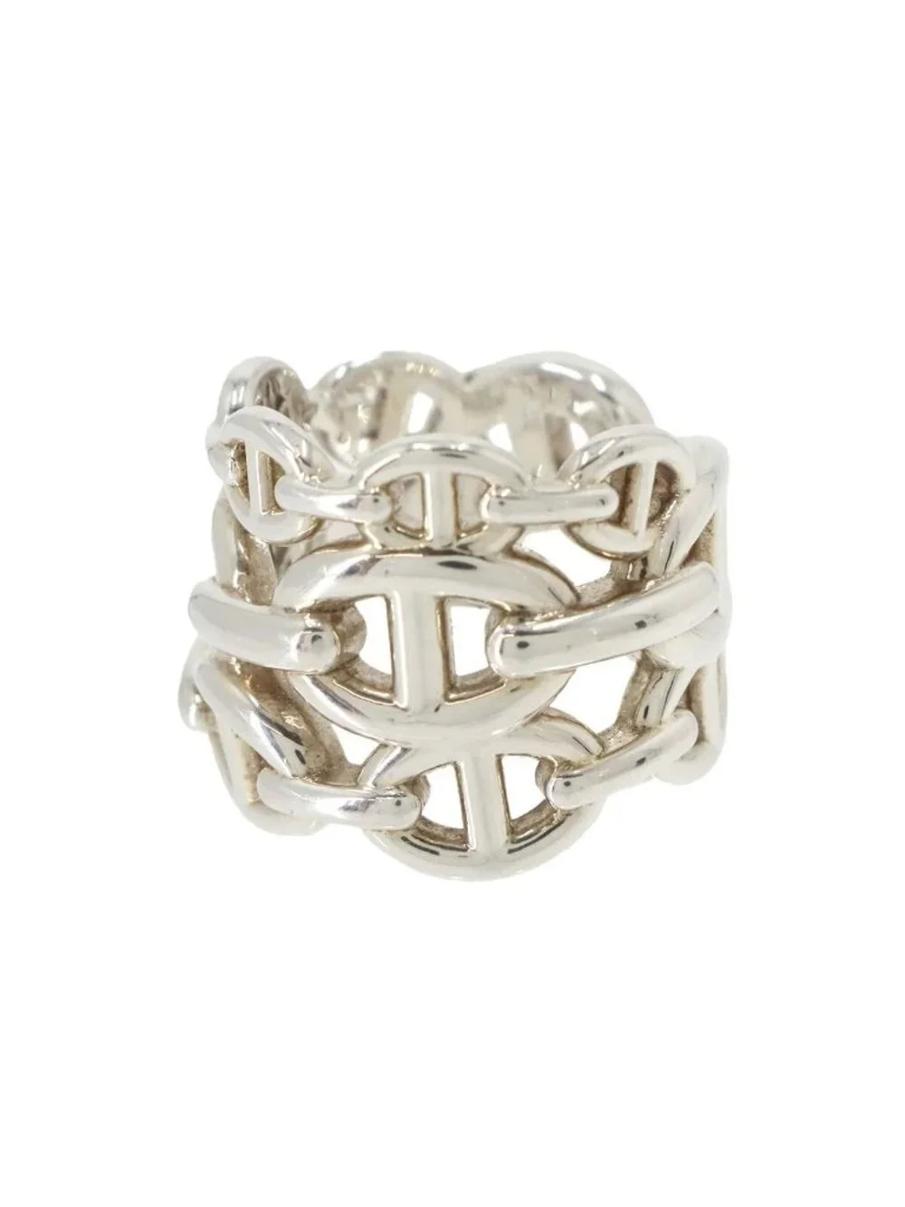 Hermes Chaine D'ancre GM 52 Ring 925 Sterling Silver